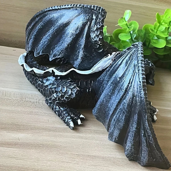 Squatting Guardian  Dragon Garden Sculpture