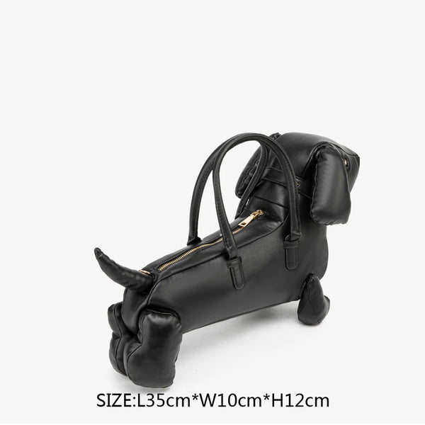 Dog Shaped Shoulder Handbag Purse