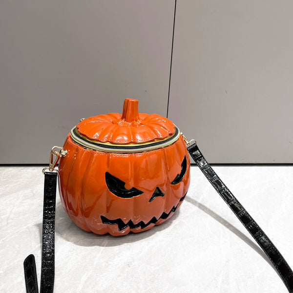 Pumpkin Purse Shoulder Handbag