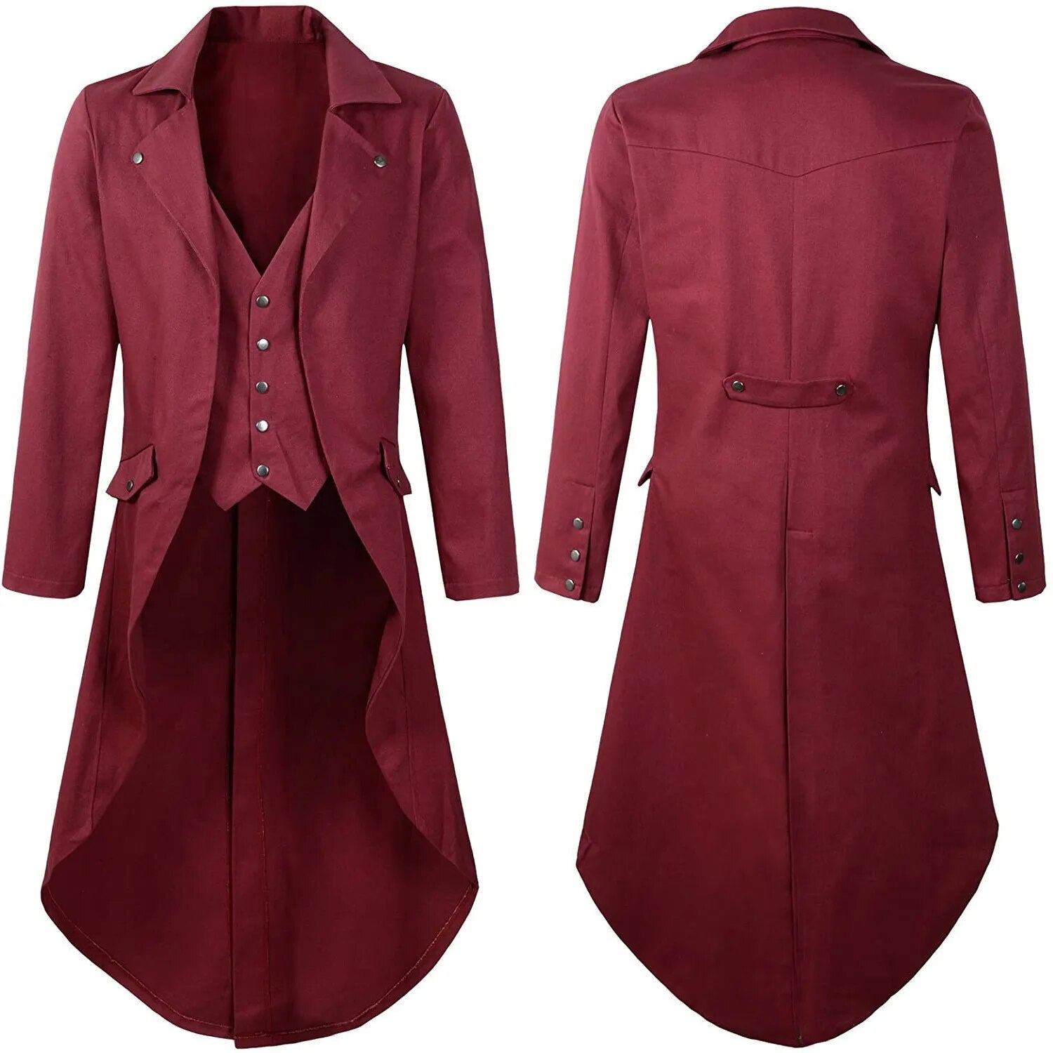 Men Gothic Tail Coat