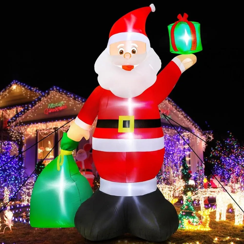 14ft Santa Giant LED Christmas Inflatable – The Official Strange ...