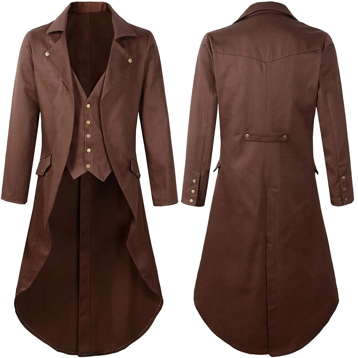 Men Gothic Tail Coat