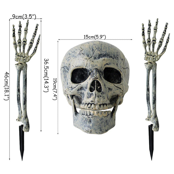 5pc Skeleton Stakes Halloween Decoration