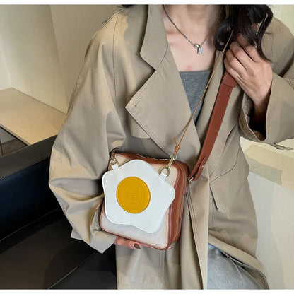 Egg and Toast 2 Piece Pouch Purse Set