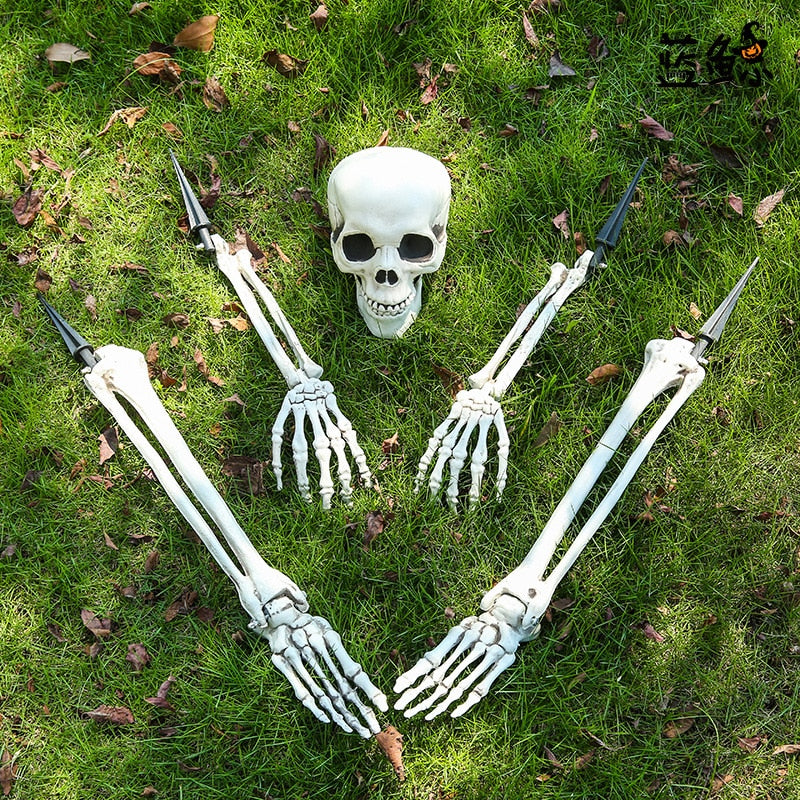 5pc Skeleton Stakes Halloween Decoration
