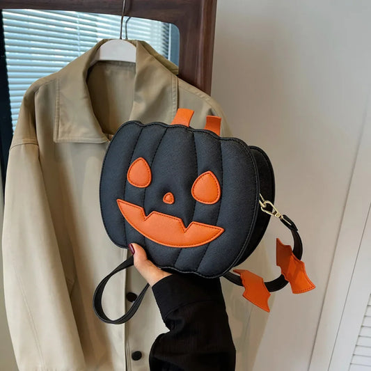 Pumpkin Purse Shoulder Handbag