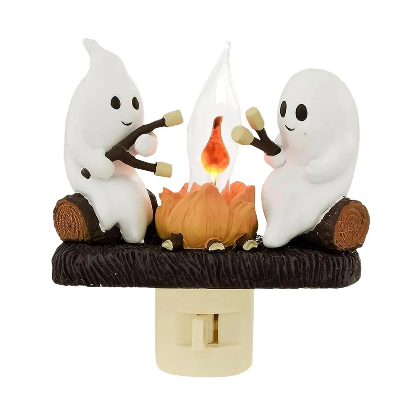 Ghosts by Bonfire Flickering Night Light