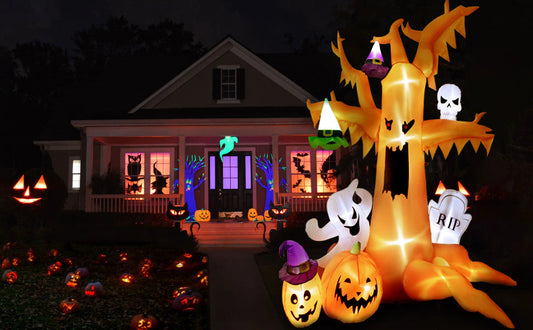8ft Halloween Scary Tree Inflatable Decoration