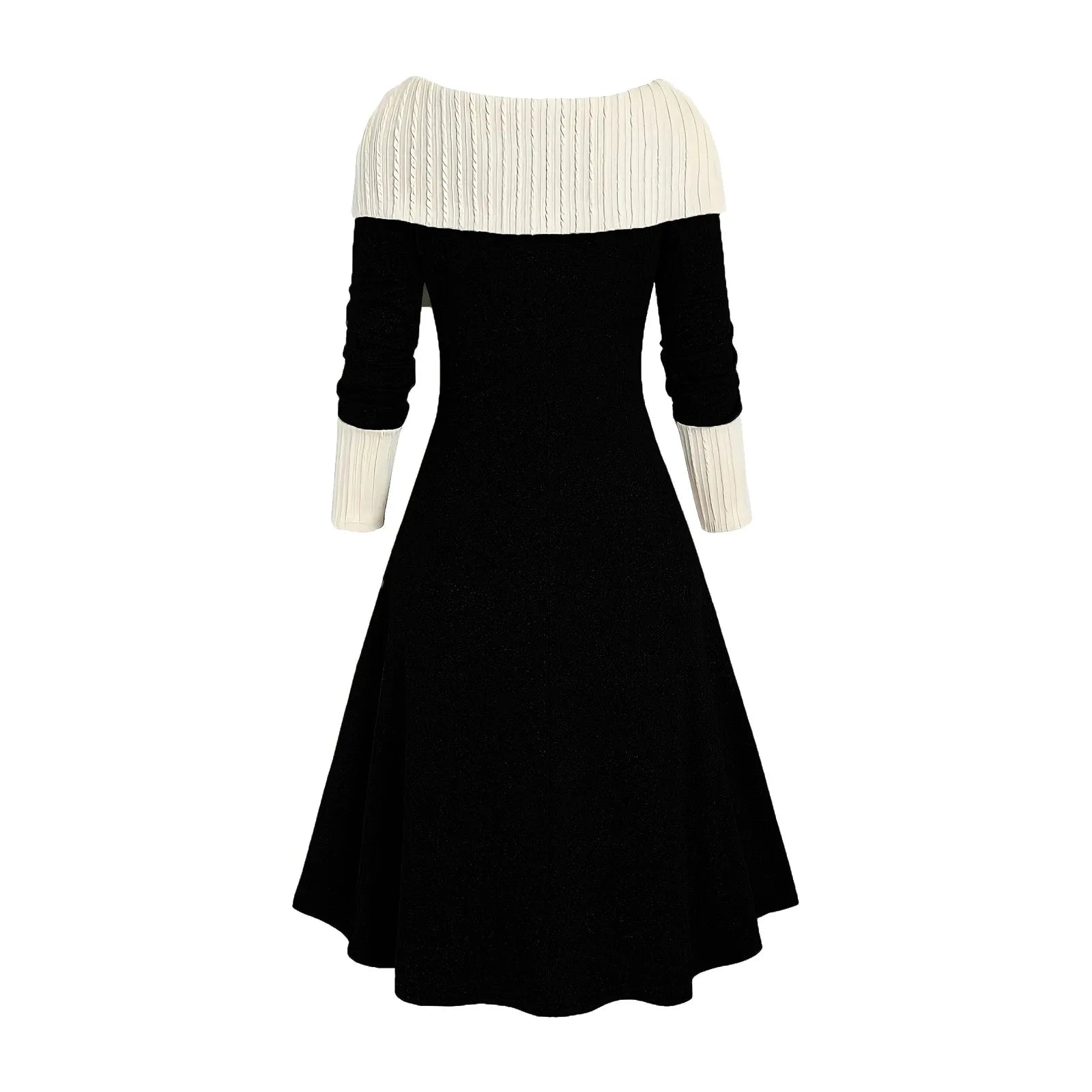 Knitted Lace Up Dress
