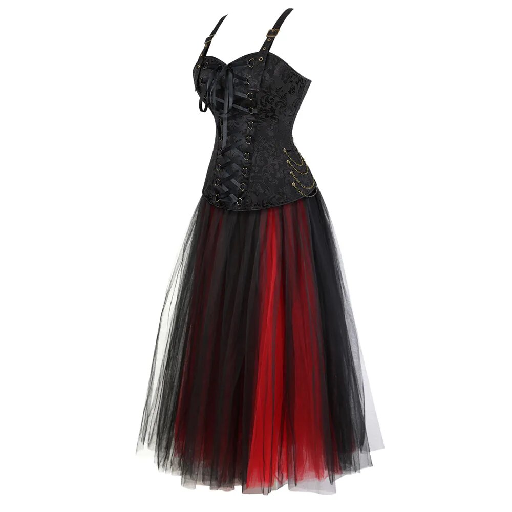 Gothic Style Corset Dress