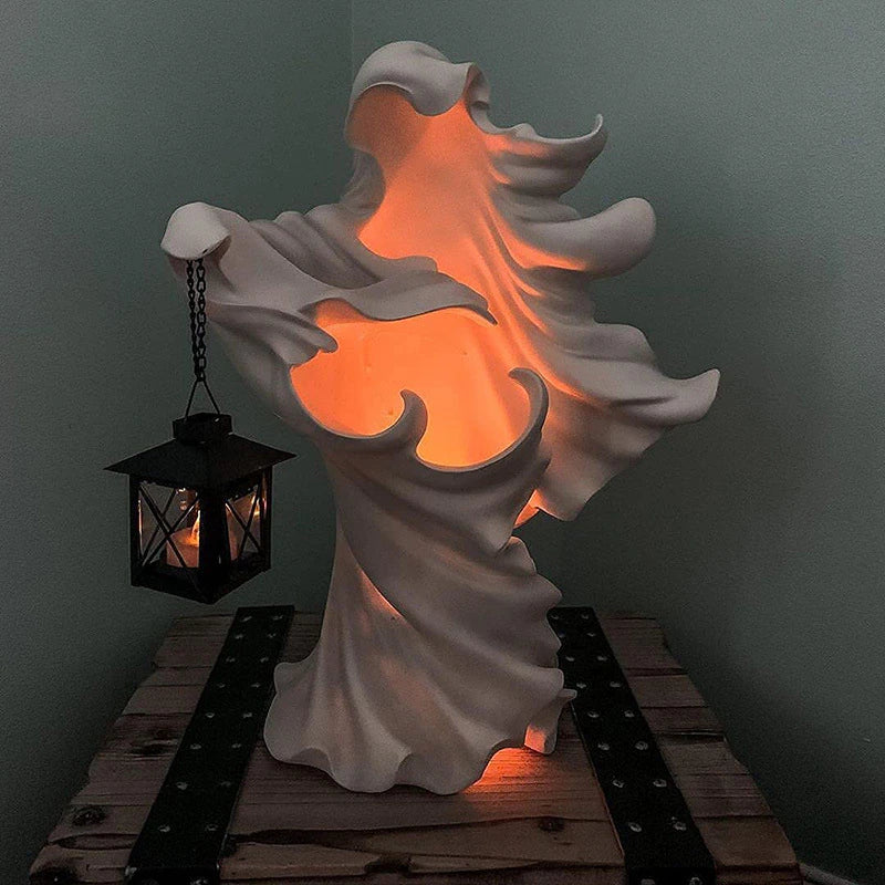 Ghost Sculpture Solar Polar With Lantern