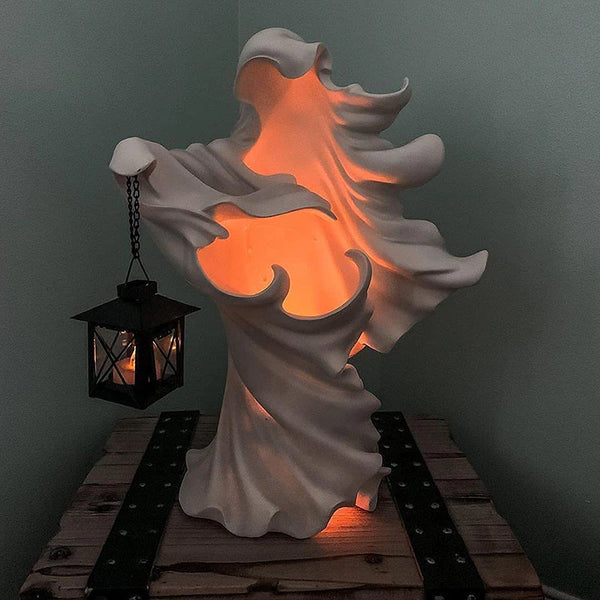 Ghost Sculpture Solar Polar With Lantern