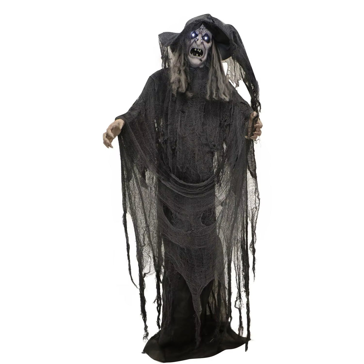 Life-Size Animatronic Scary Talking Witch