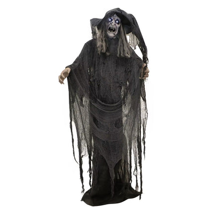 Life-Size Animatronic Scary Talking Witch