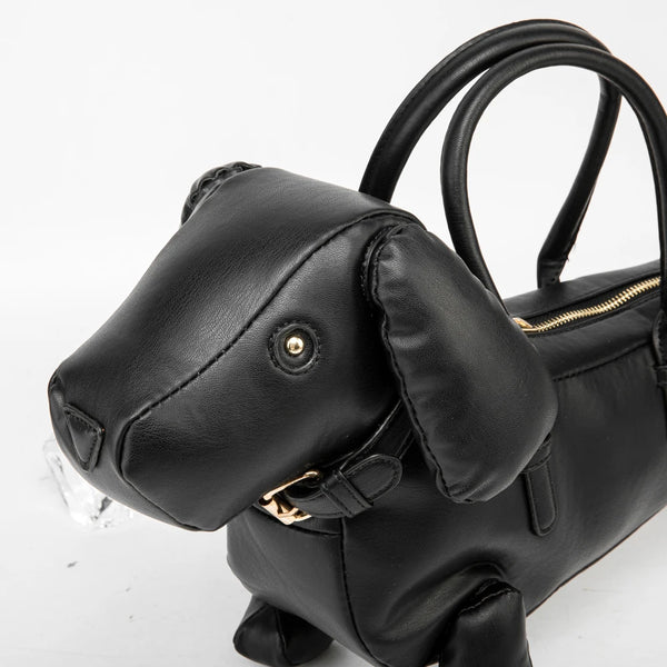 Dog Shaped Shoulder Handbag Purse