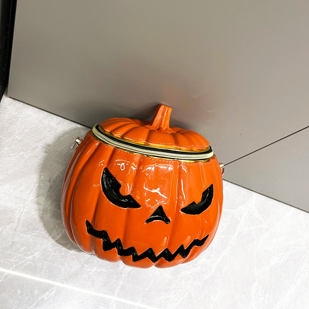 Pumpkin Purse Shoulder Handbag