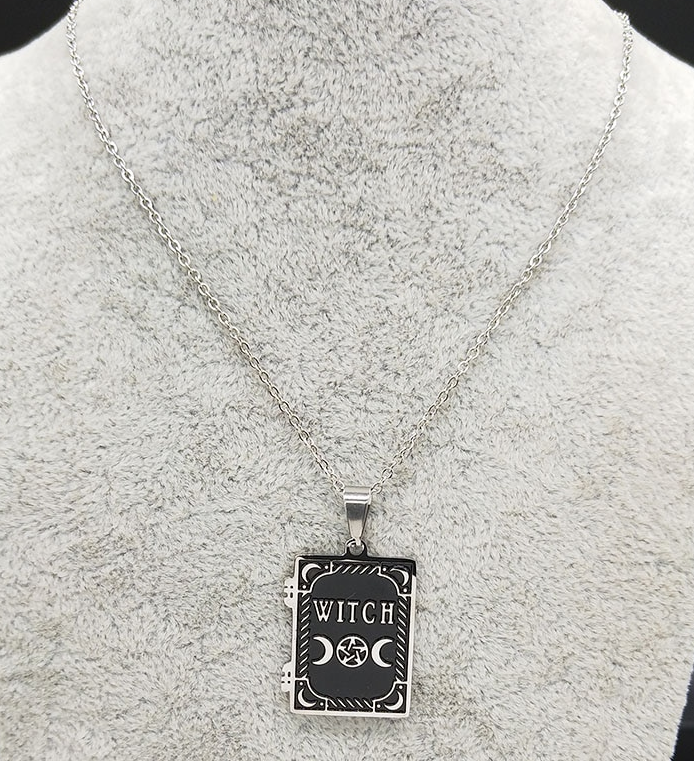Witch Stainless Steel Necklace