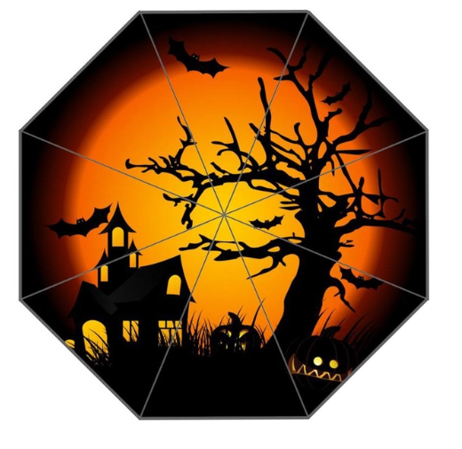 Foldable Sun And Rain Decorative Halloween Umbrellas