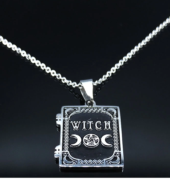 Witch Stainless Steel Necklace