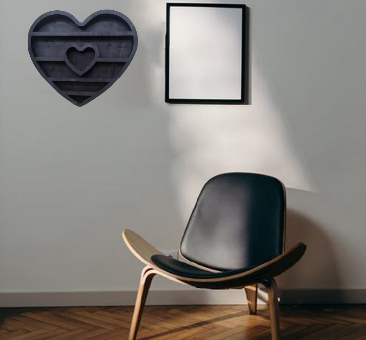 The Heart Essential Oil And Crystals Rack