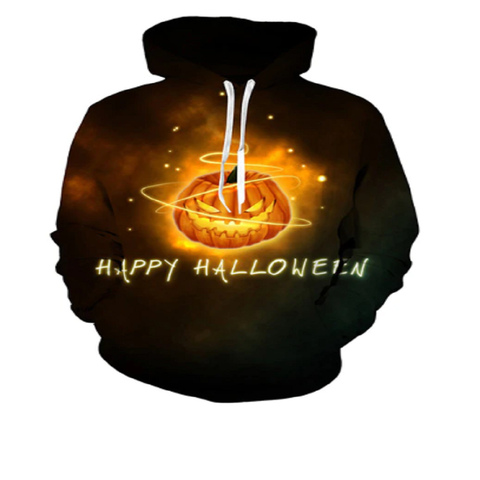 Happy Halloween 3D Hooded Sweatshirt