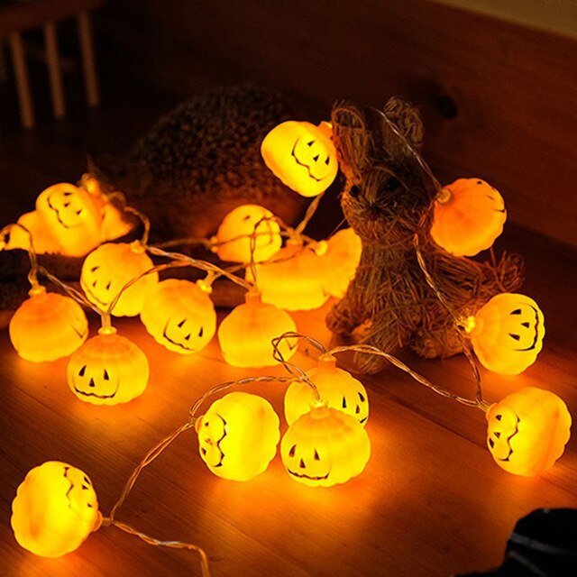 1 Set Pumpkin 3M 30 LED String Lights - The Official Strange & Creepy Store!