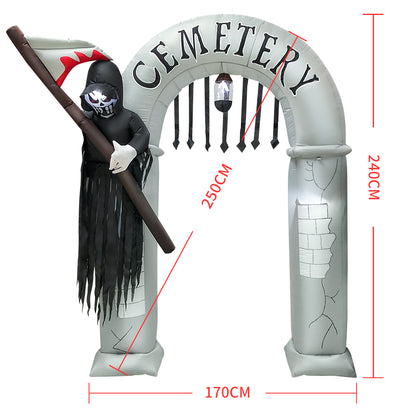 240CM Inflatable Grim Reaper Entrance