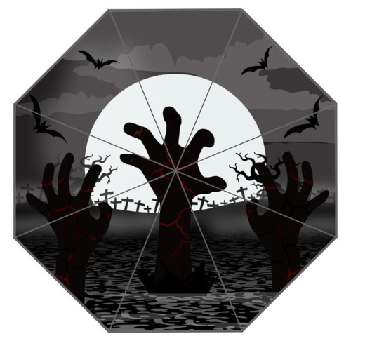 Foldable Sun And Rain Decorative Halloween Umbrellas