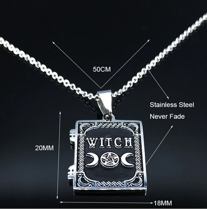 Witch Stainless Steel Necklace