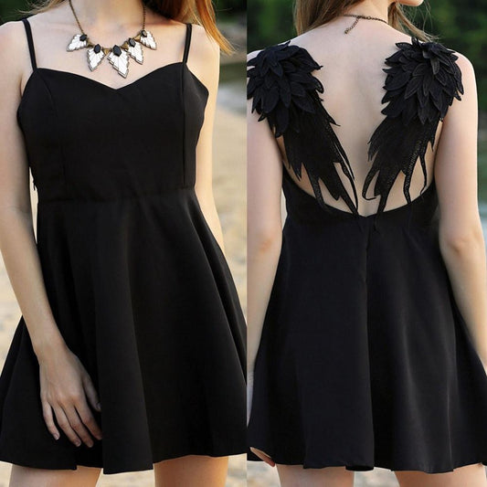 Dark Angel Wings Gothic Style Dress