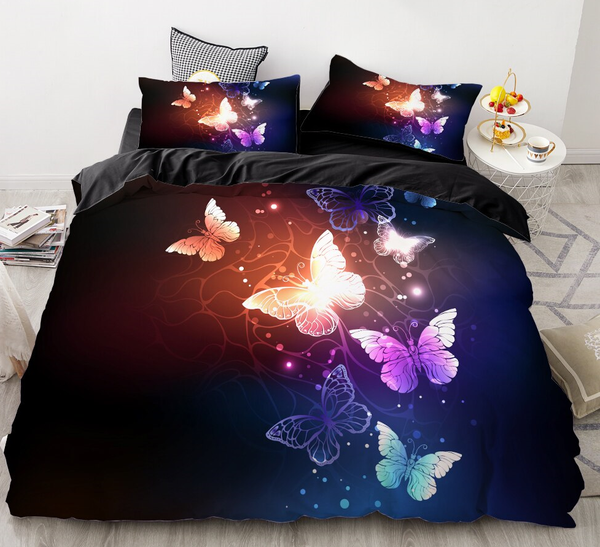 3D Printed The Magical Butterfly Duvet Bedding Set