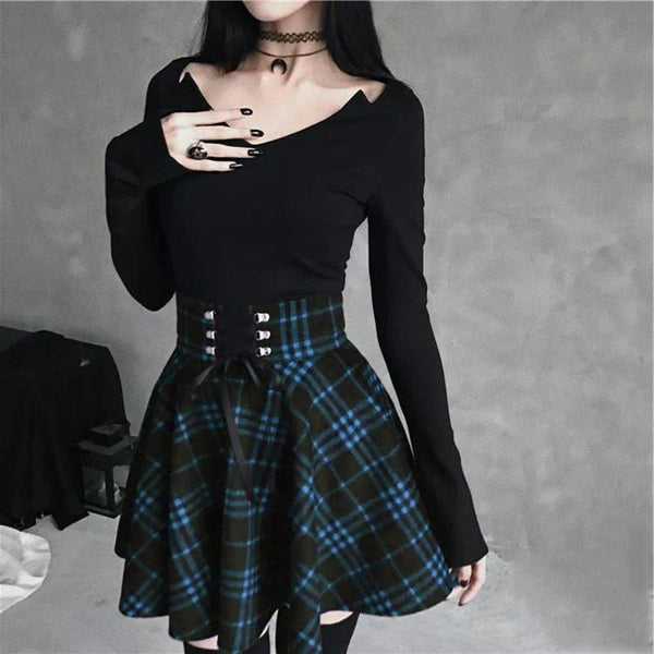 Gothic High Waist Mini Skirt – The Official Strange & Creepy Store!