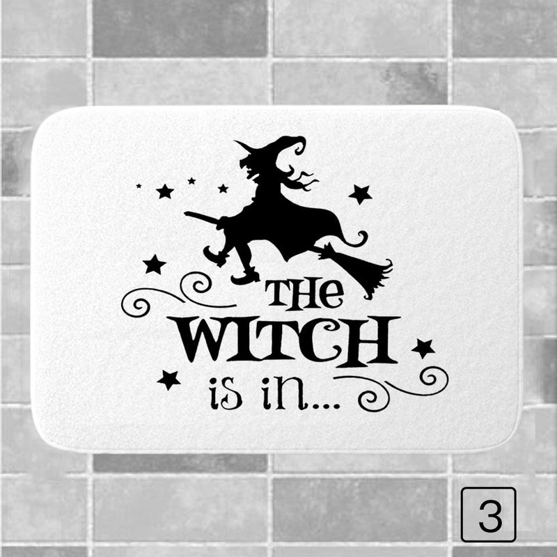 The Witch is In Halloween Carpet Floor Mat