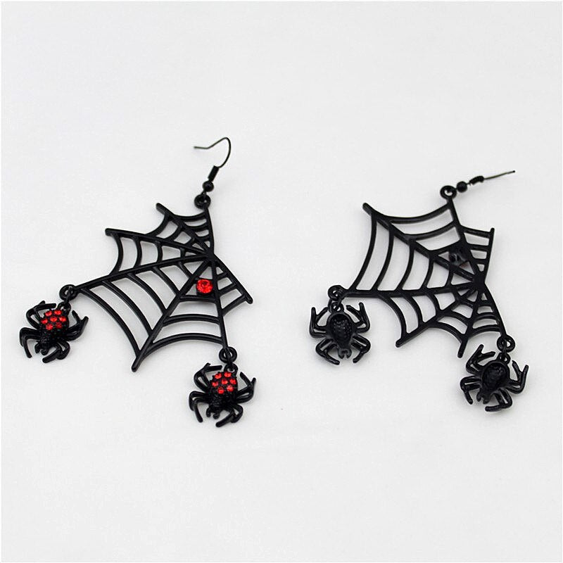 Spider Web Earrings