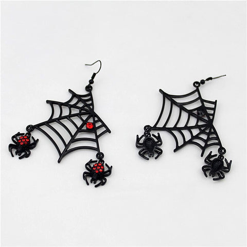 Spider Web Earrings