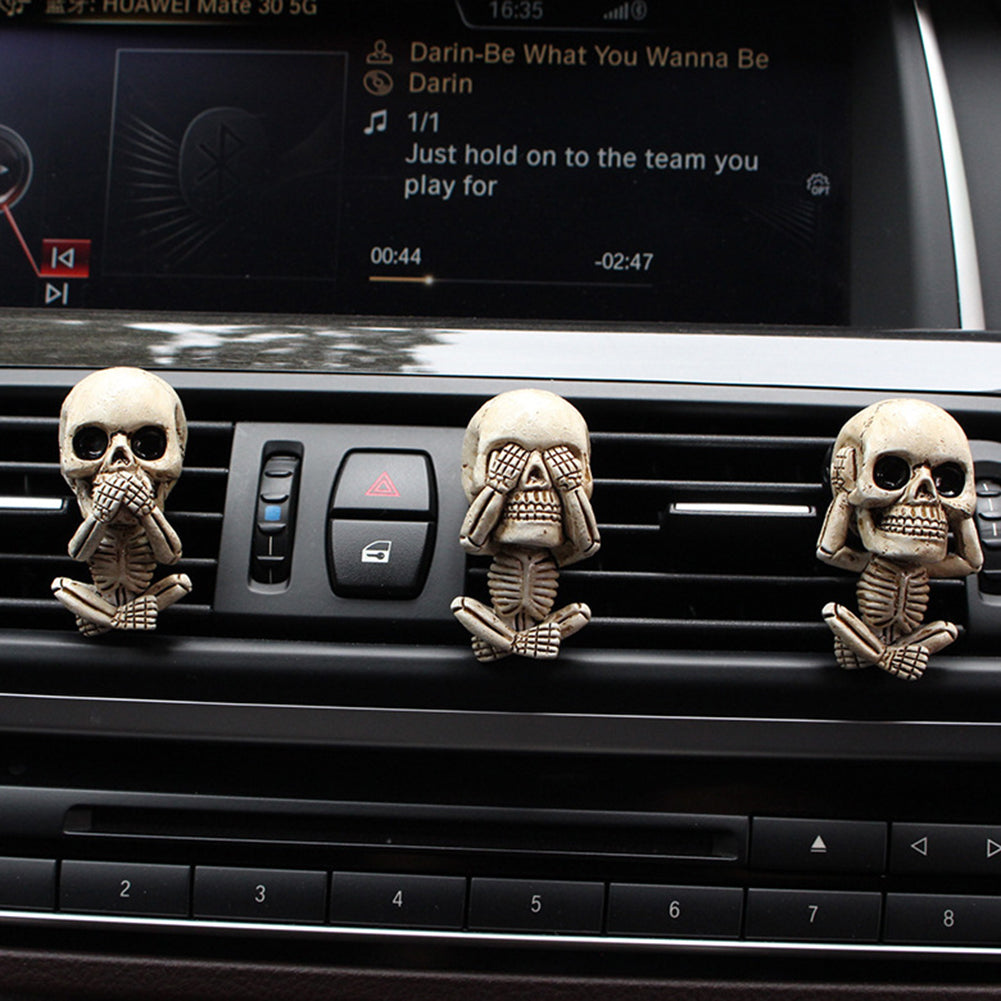 Skeletons Car Air Vent Diffusers 3pc Set