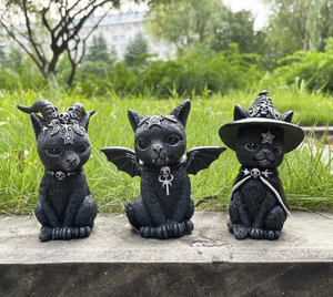 The Dark Kitty's Indoor And Outdoor Decoration 3pc Set