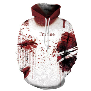 I'm Fine Blood Hoodie Sweatshirt