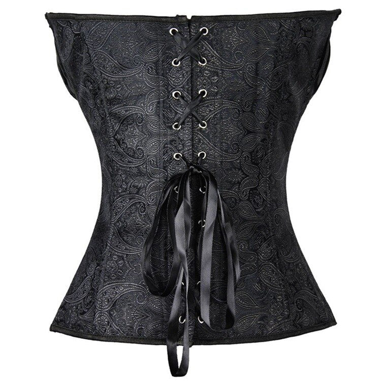 Lace Up Gothic Style Corset