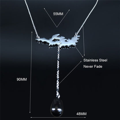 The Bats Stainless Steel Necklace