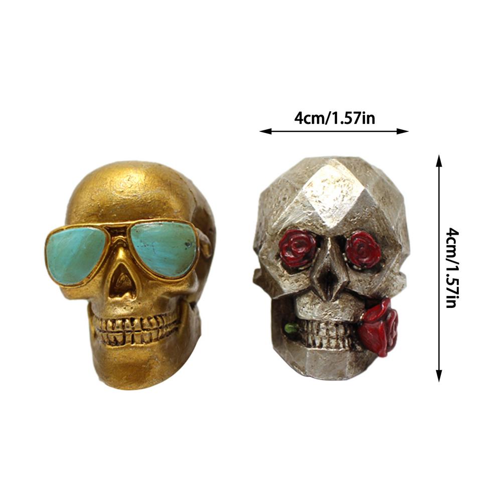 Smiley Skeletons Car Air Vent Diffusers 2pc Set