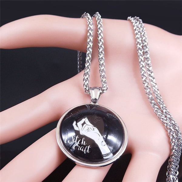 Witch Craft Stainless Steel Necklace