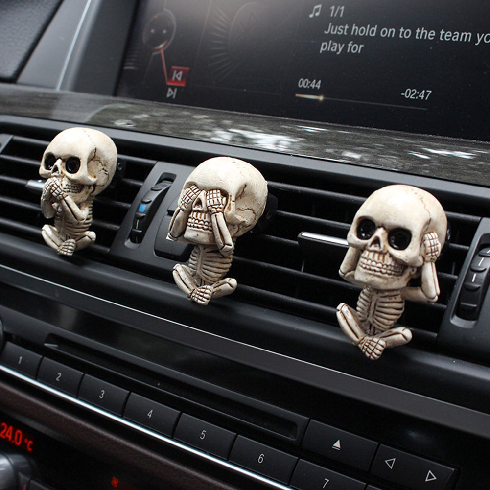 Skeletons Car Air Vent Diffusers 3pc Set