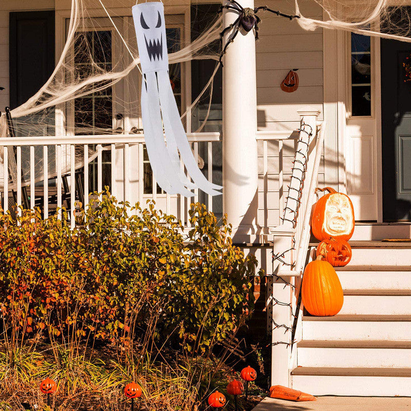 LED Light Hanging Spooky Ghost Halloween Decoration