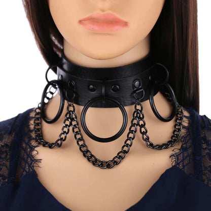 Black Punk Choker Necklace