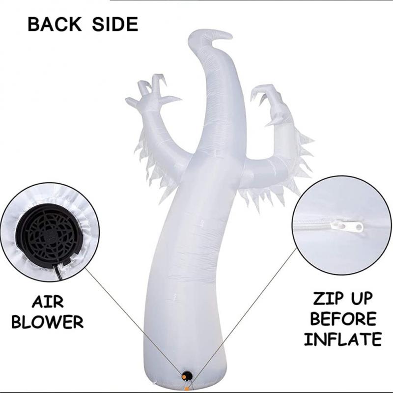 12FT Color Changing LED Inflatable Ghost - The Official Strange & Creepy Store!