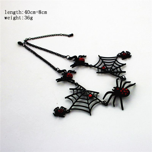 Spider Web Necklace