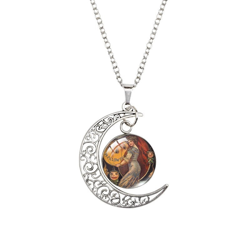 The Old Style Witch Pendant Necklace
