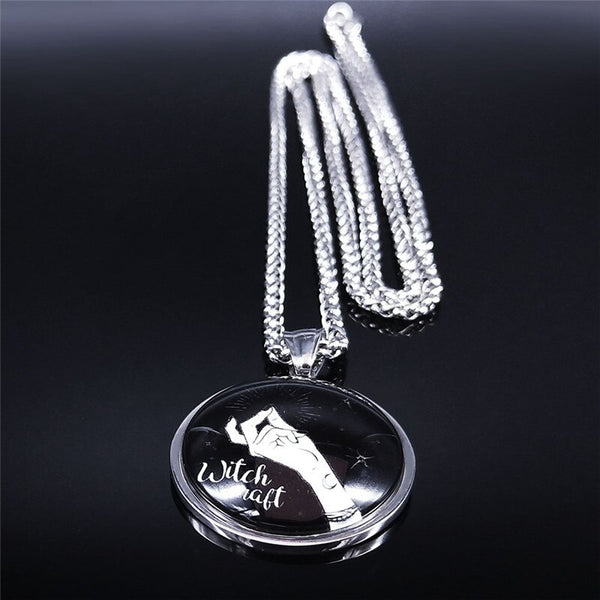 Witch Craft Stainless Steel Necklace