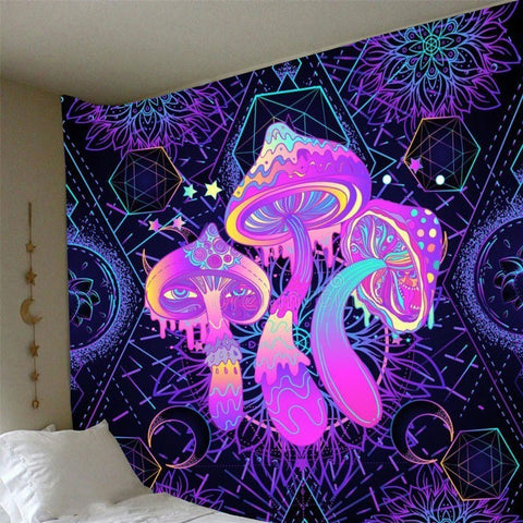 3D Printed Psychedelic Wall Hanging Tapestry